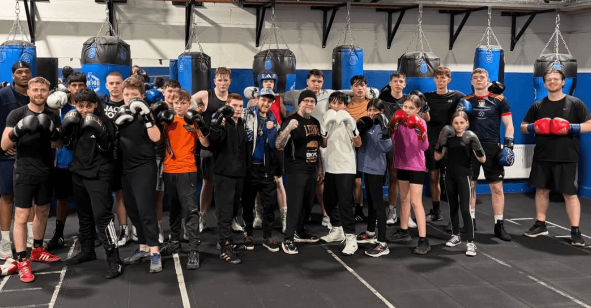 Angels Boxing Club training floor