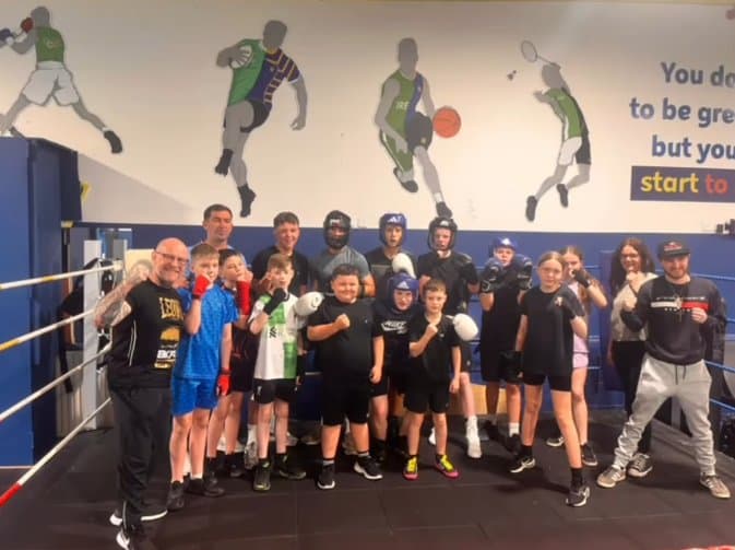 Kids boxing academy training at Angels Boxing